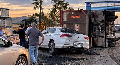 Malatya'da kamyonun çarptığı yaya ağır yaralandı