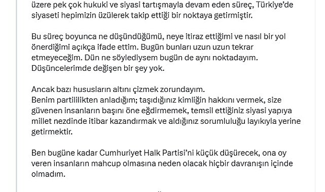 Mansur Yavaş, CHP'den istifa etti