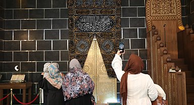 Mihrabıyla dikkat çeken camiye ilgi