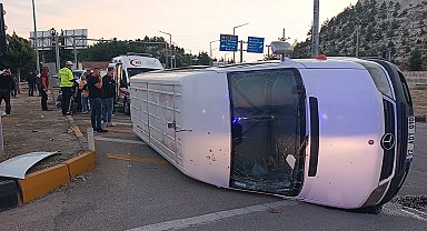 Minibüsler çarpıştı, 10 tarım işçisi yaralandı