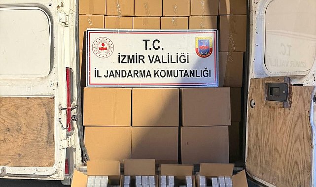 Minibüste 2,6 milyon bandrolsüz boş makaron ele geçirildi