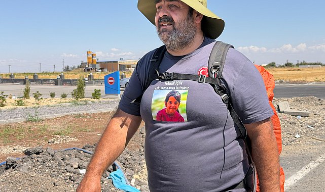 Narin'in babası Ankara'ya yürüyüş başlattı