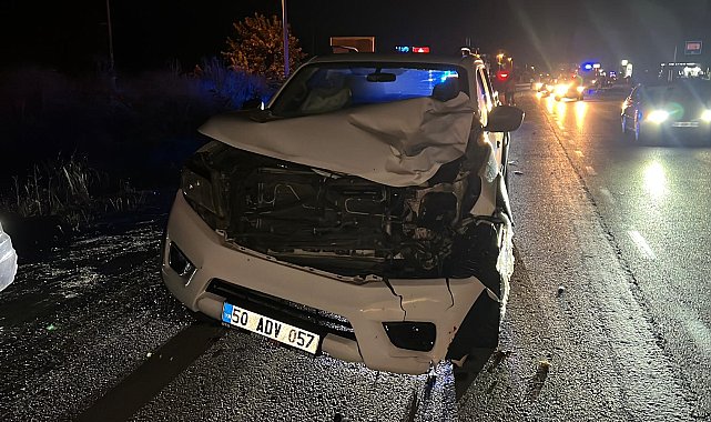 Nevşehir'de kamyonetin çarptığı yaya öldü