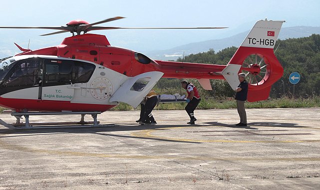 Nişan için geldiği Bolu'da fenalaştı, ambulans helikopterle Antalya'ya sevk edildi