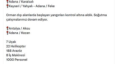 OGM: 4 orman yangını kontrol altına alındı