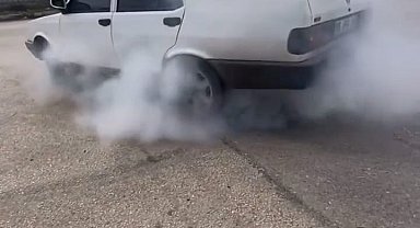 Otomobiliyle drift atıp, görüntüleri sanal medyada paylaşan sürücüye 165 bin TL ceza