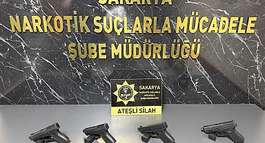 Otoyolda polisten silah operasyonu
