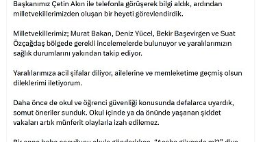 Özgür Özel: Ortada görmezden gelinemeyecek bir güvenlik sorunu var