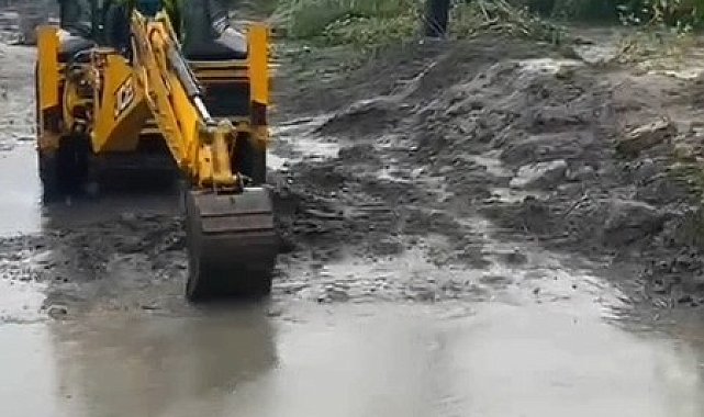 Sakarya'da dere taştı; su baskınları yaşandı