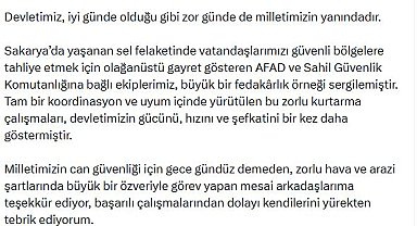 Sakarya'da dere taştı; su baskınları yaşandı