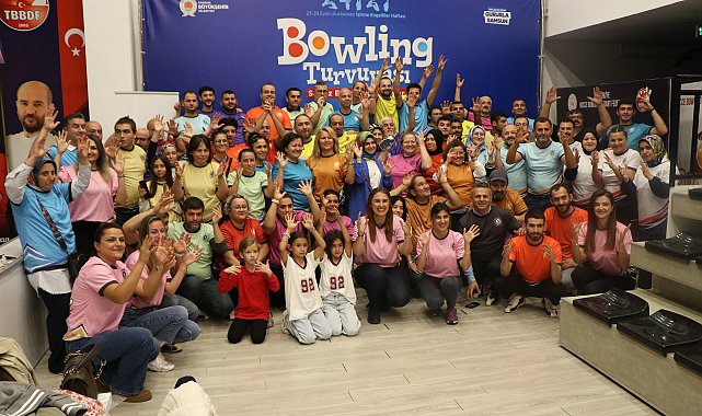 Samsun'da 119 işitme engelli bowling oynadı