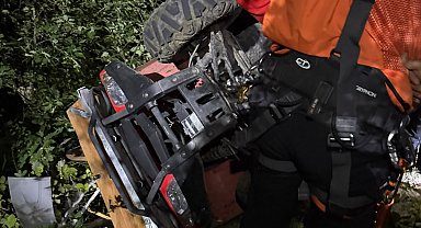 Şarampole yuvarlanan ATV'nin sürücüsü yaşamını yitirdi