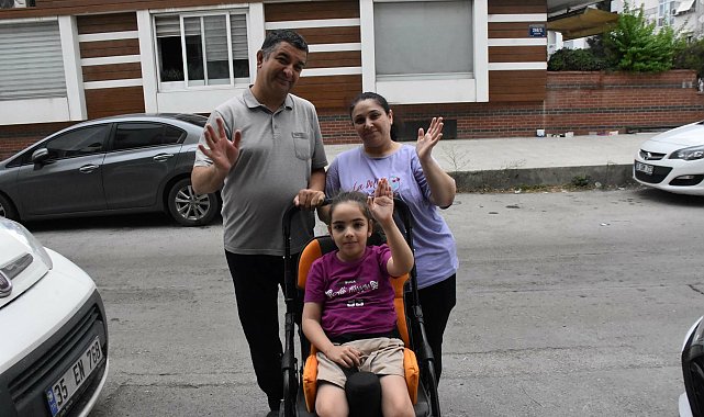 Serebral palsili Yağmur'un tek hayali arkadaşları gibi yürüyebilmek