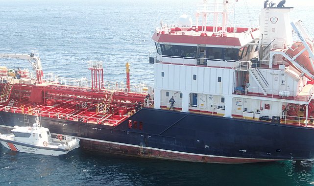 Silivri açıklarındaki kaza; Sahil Güvenlik ekipleri ALSU gemisinde -1