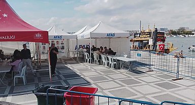 Silivri'de batan gemideki 9 mürettebatı arama çalışmalarında 14'üncü gün