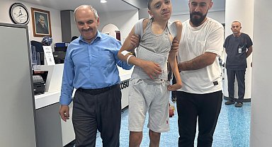 Skolyoz hastası Bünyamin, ameliyatla sağlığına kavuştu