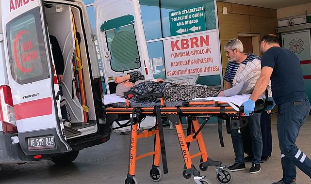 Sobadan sızan gazdan zehirlenen çift tedaviye alındı