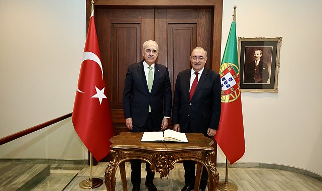 TBMM Başkanı Kurtulmuş, Lizbon Büyükelçiliği'ni ziyaret etti