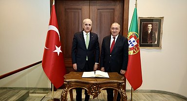 TBMM Başkanı Kurtulmuş, Lizbon Büyükelçiliği'ni ziyaret etti