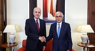 TBMM Başkanı Kurtulmuş, Portekiz'de mevkidaşı Aguiar-Branco ile görüştü