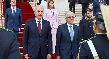 TBMM Başkanı Kurtulmuş, Portekiz'de resmi törenle karşılandı