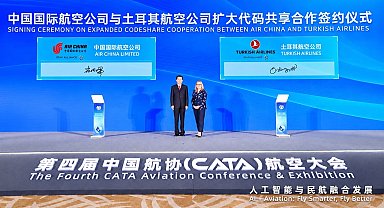 THY, Air China ile kod paylaşım anlaşmasını genişletti