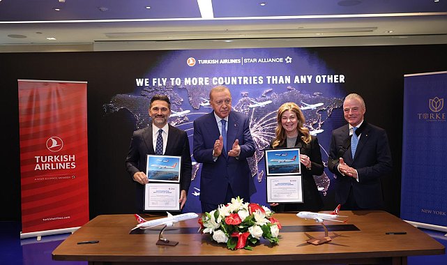 THY ile Boeing arasında 150 adet uçak siparişi anlaşması imzalandı