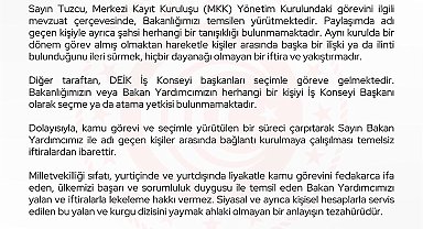 Ticaret Bakanlığı: Bakan Yardımcımız Tuzcu hakkında ortaya atılan iddialar gerçek dışı