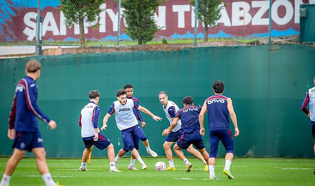 Trabzonspor'da, Samsunspor maçı hazırlıkları sürüyor