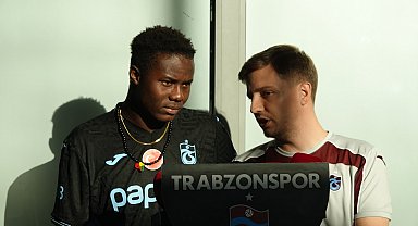 Trabzonspor'un yeni transferi Franculino Dju, şehre geldi