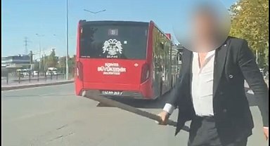 Trafikte tartıştığı sürücüye sopayla saldırmaya kalkışan kişiye 380 bin TL ceza kesildi