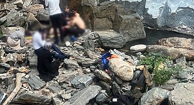 Uçurumdan düşen kadın, hayatını kaybetti