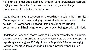Usulsüz vatandaşlık soruşturmasında 72 gözaltı