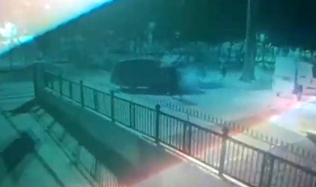 Uygulama noktasında polis aracına çarpıp kaçan sürücü tutuklandı