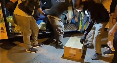 Yolcu otobüsünde 39 kilo 700 gram skunk ele geçirildi;1 gözaltı