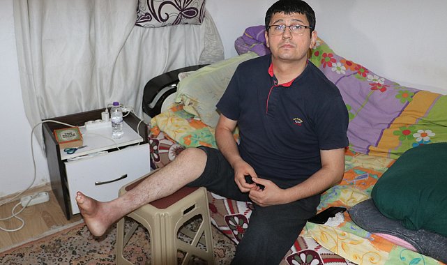19 yıldır ayağındaki yaraya çare arıyor