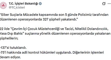 22 ilde siber suç operasyonları: 137 tutuklama