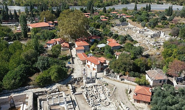3 bin 500 yıllık Stratonikeia Antik Kenti havadan görüntülendi