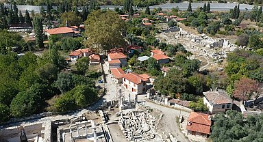 3 bin 500 yıllık Stratonikeia Antik Kenti havadan görüntülendi