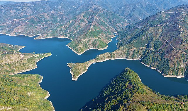 3 şehri birbirinden ayıran Yeşilırmak görüntülendi