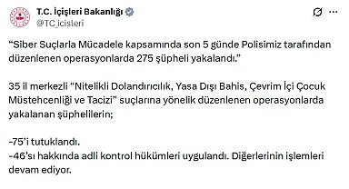 35 ilde siber suç operasyonu: 75 tutuklama