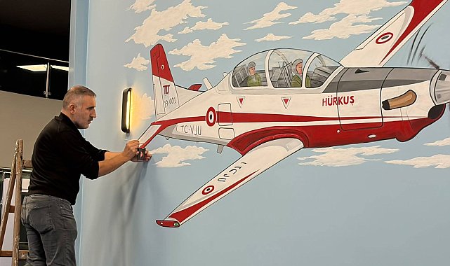 35 yıllık ressam, çocukların hayallerini çiziyor