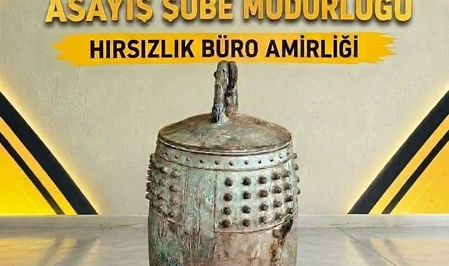 37 yıllık 'Barış Çanı' çalındıktan 35 gün sonra, 26 bin liraya satıldığı hurdacıda bulundu