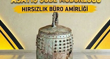 37 yıllık 'Barış Çanı' çalındıktan 35 gün sonra, 26 bin liraya satıldığı hurdacıda bulundu