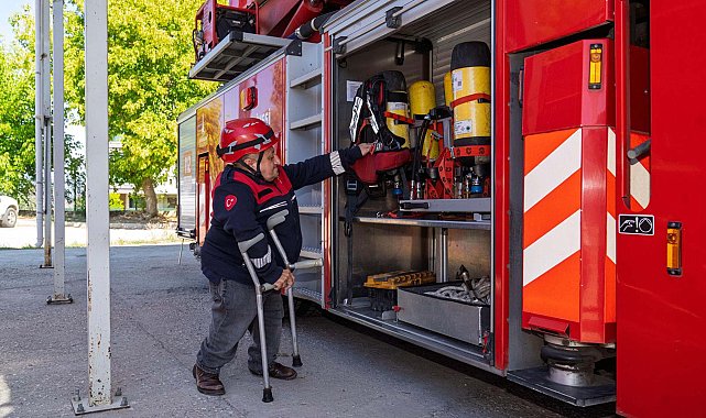 '110 Yaşar'ın 24 yıllık itfaiyecilik öyküsü