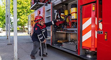 '110 Yaşar'ın 24 yıllık itfaiyecilik öyküsü