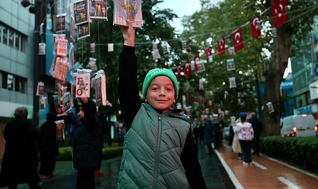 'Ağaçlar Kitap Açtı' etkinliği renkli görüntülere sahne oldu