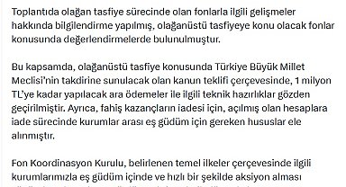 'Dördüncü Fon Koordinasyon Kurulu Toplantısı' gerçekleştirildi