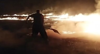 Adıyaman'da anız yangını