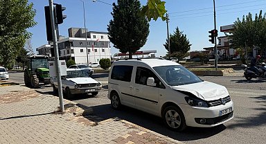Adıyaman'da zincirleme kaza; 1 yaralı